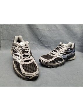 Saucony ProGrid Omni 9 KDZ Black Silver Grey Kid's Size 1 NEW NO BOX!